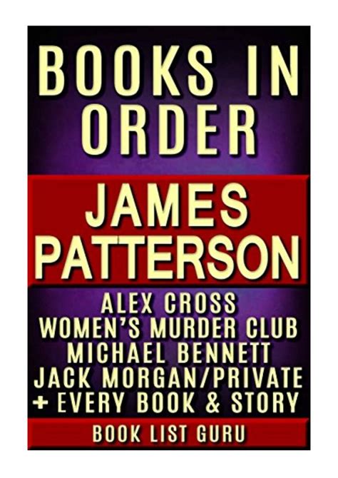 Printable James Patterson Book List